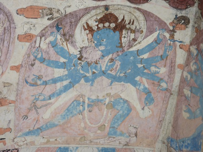 Freske eines Liebesgottes